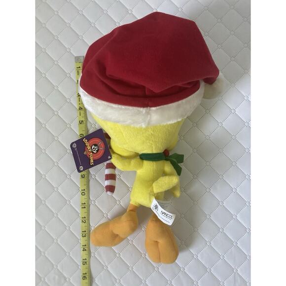 VINTAGE 1990s Looney Tunes 14" Christmas Tweety Bird Plush - NWT - Picture 2 of 3